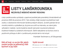 Tablet Screenshot of lanskrounsko.info